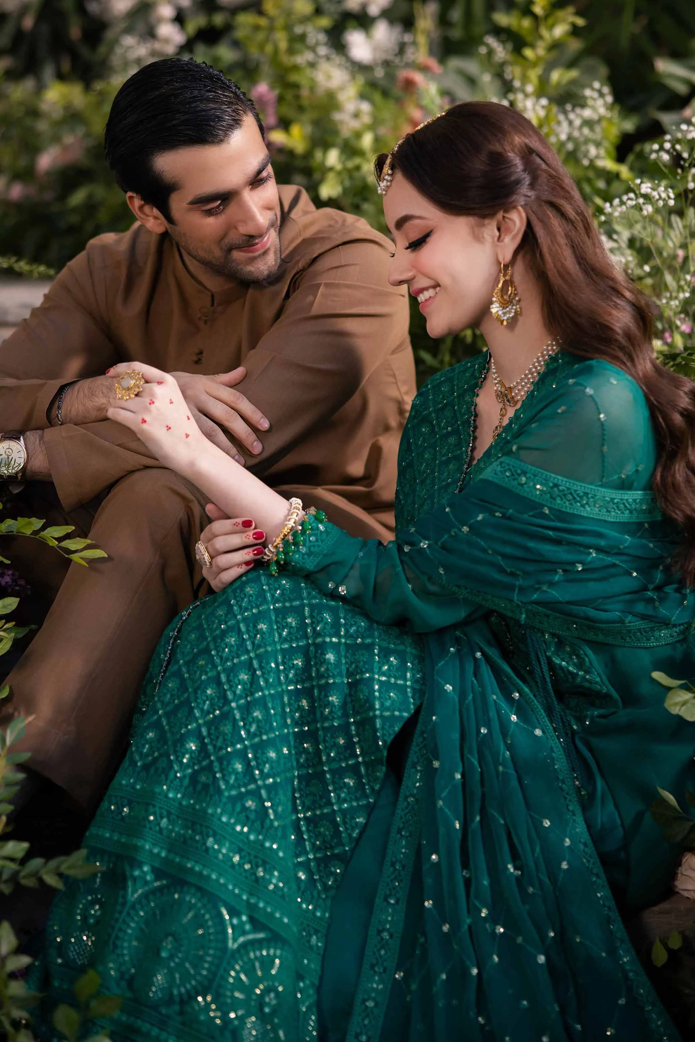 3 Piece - Dyed Embroidered Suit - 42501506