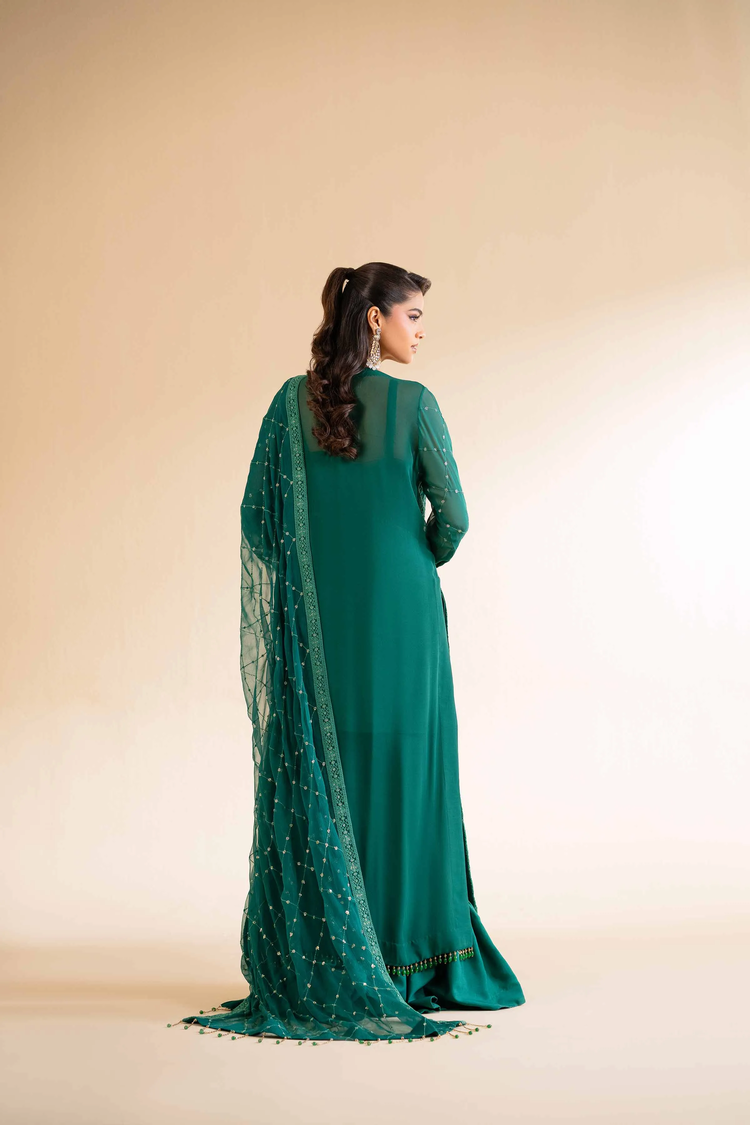 3 Piece - Dyed Embroidered Suit - 42501506