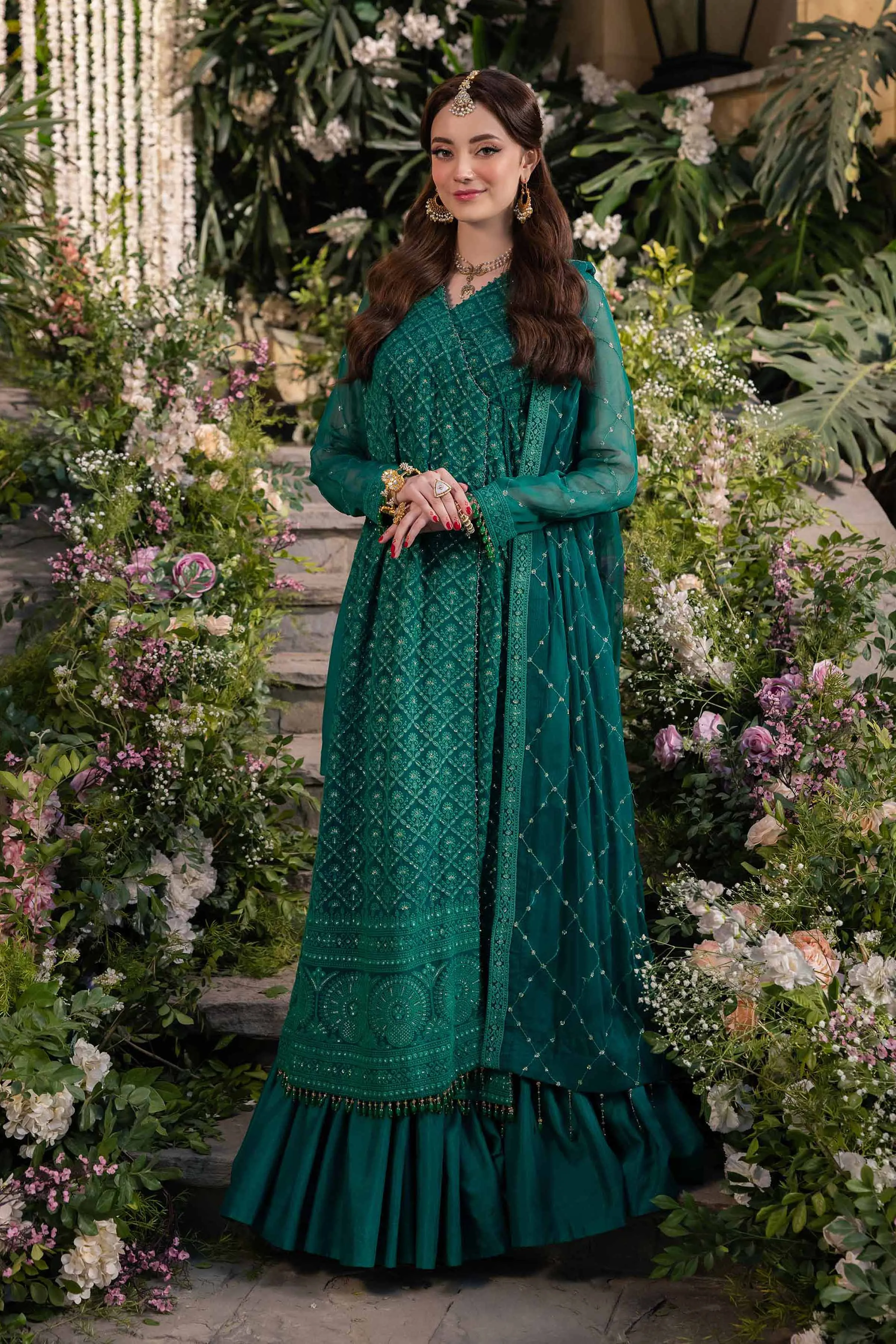 3 Piece - Dyed Embroidered Suit - 42501506