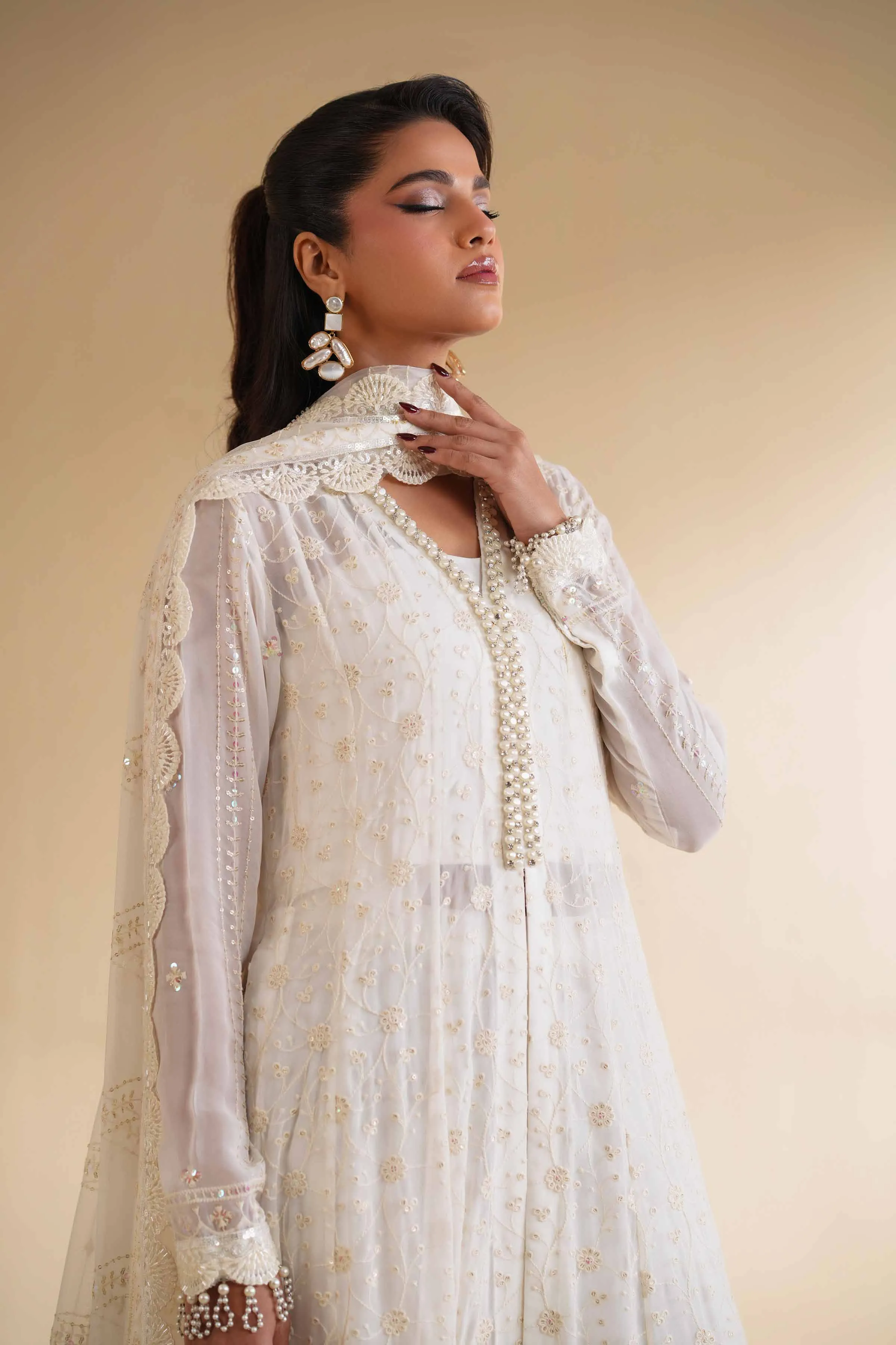 3 Piece - Dyed Embroidered Suit - 42501507