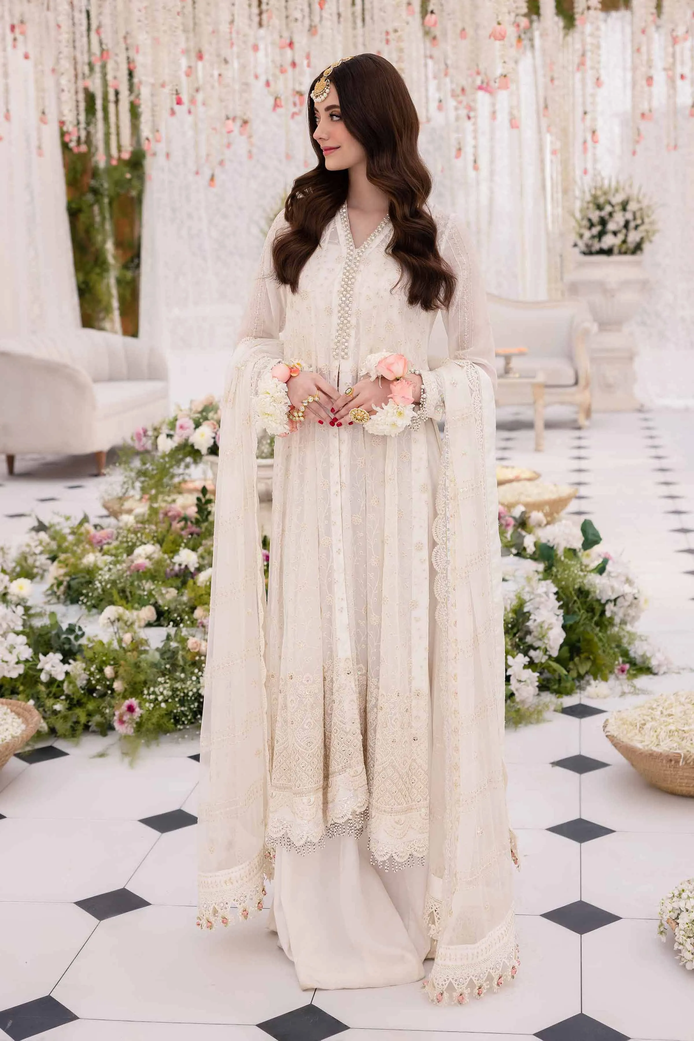 3 Piece - Dyed Embroidered Suit - 42501507