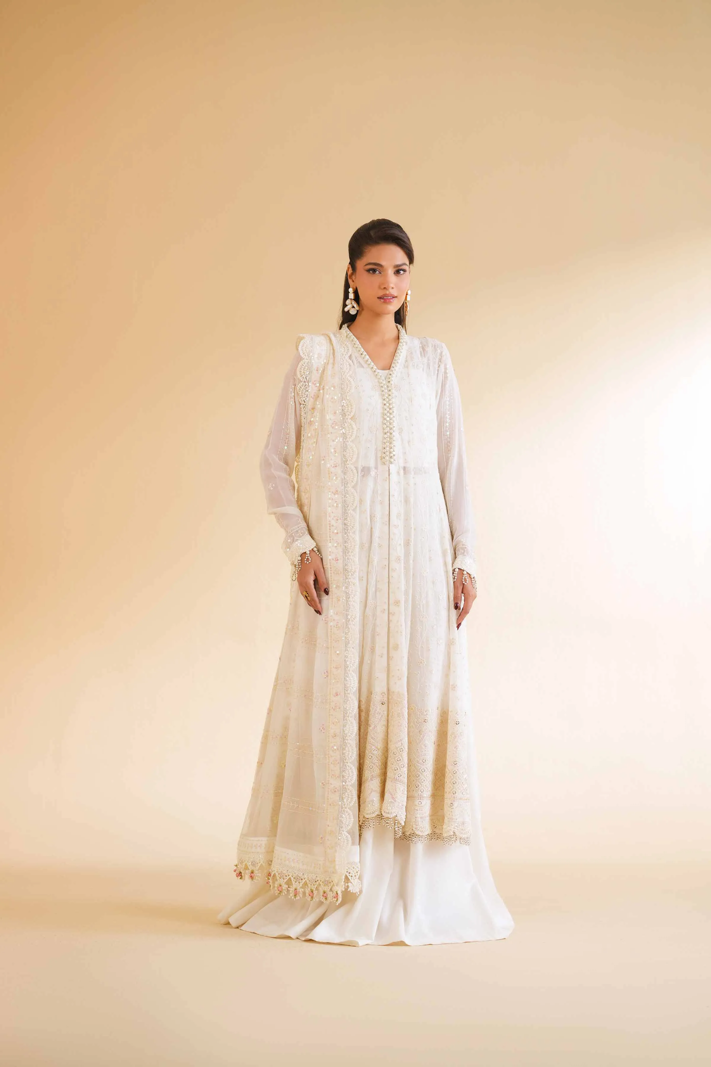 3 Piece - Dyed Embroidered Suit - 42501507