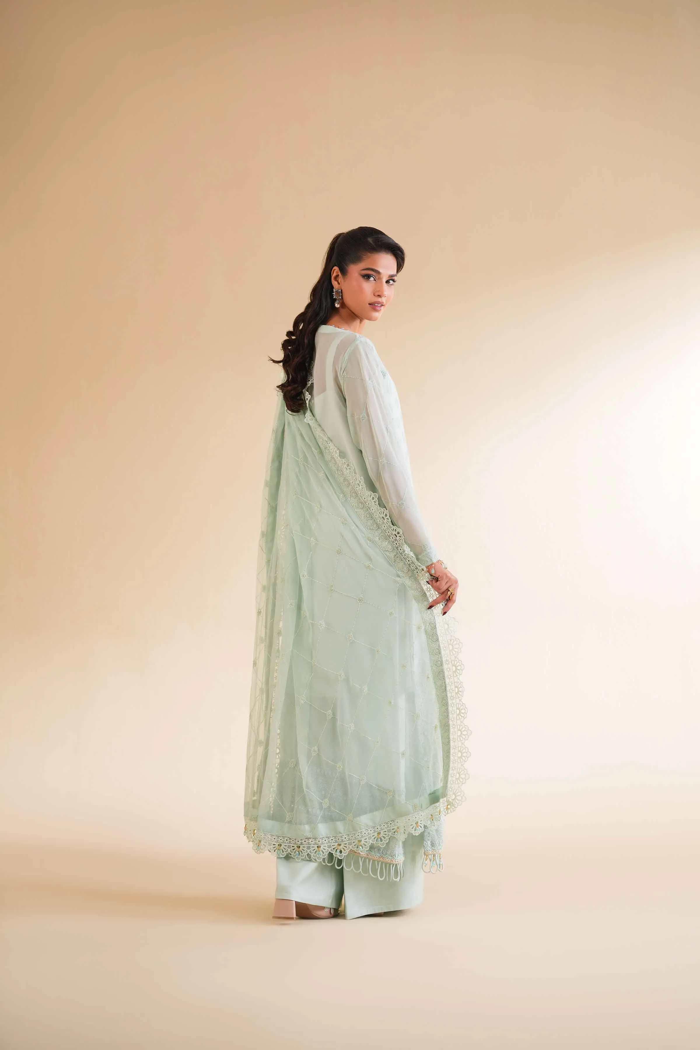 3 Piece - Dyed Embroidered Suit - 42501508