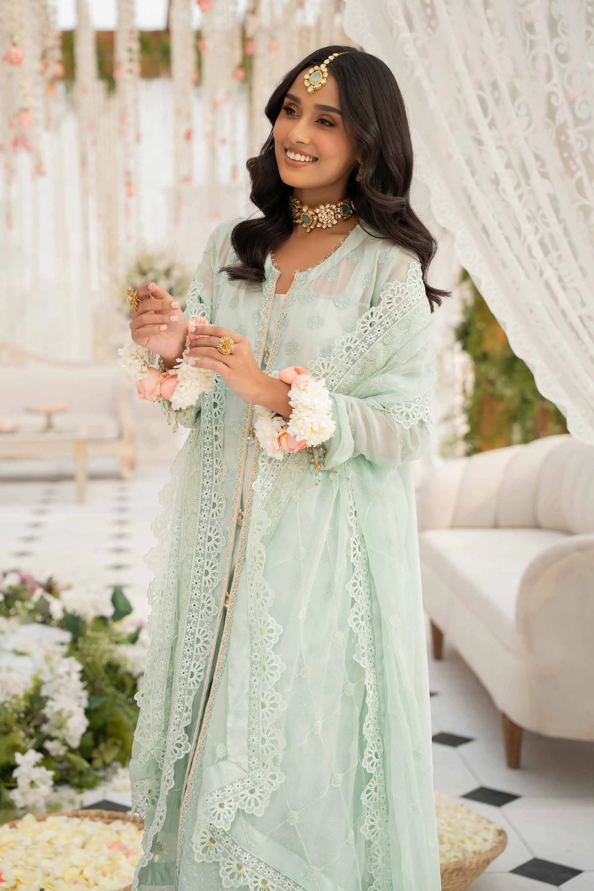 3 Piece - Dyed Embroidered Suit - 42501508