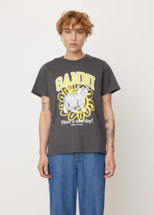 Basic Jersey Cat T-Shirt