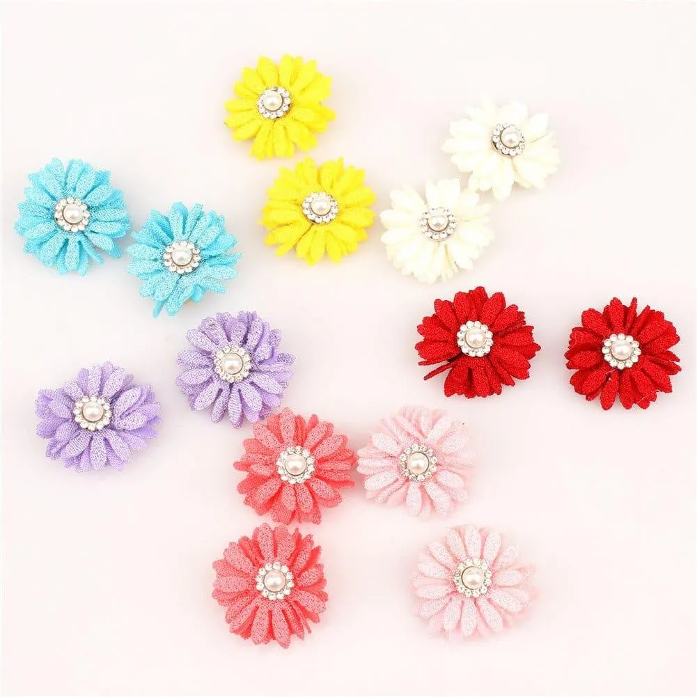 Colorful Small Hair Bows Set for Cat and Dog