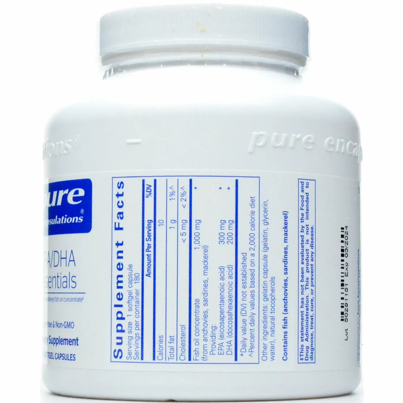 EPA/DHA Essentials 1000 mg by Pure Encapsulations