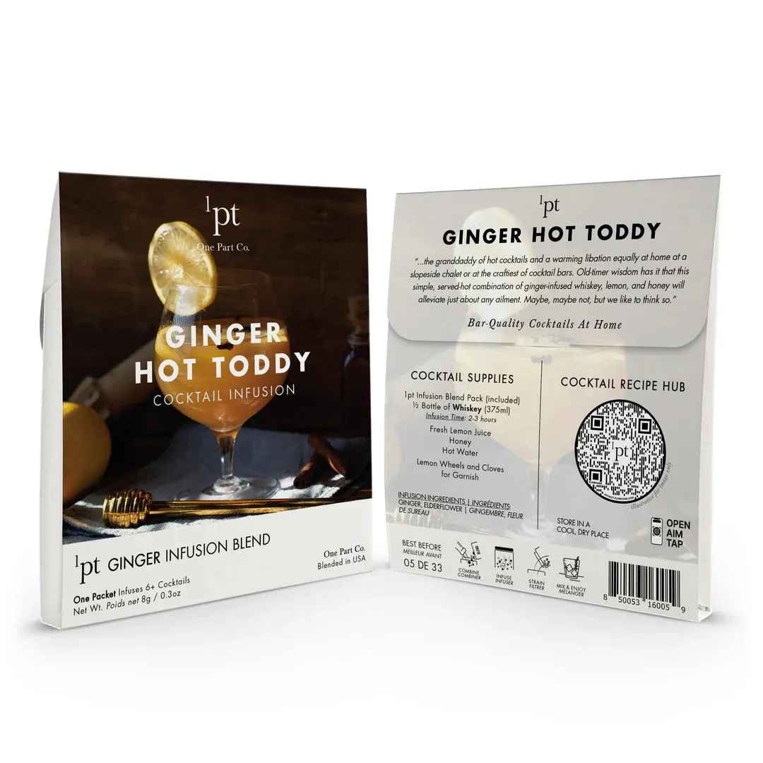 Ginger Hot Toddy Cocktail Infusion