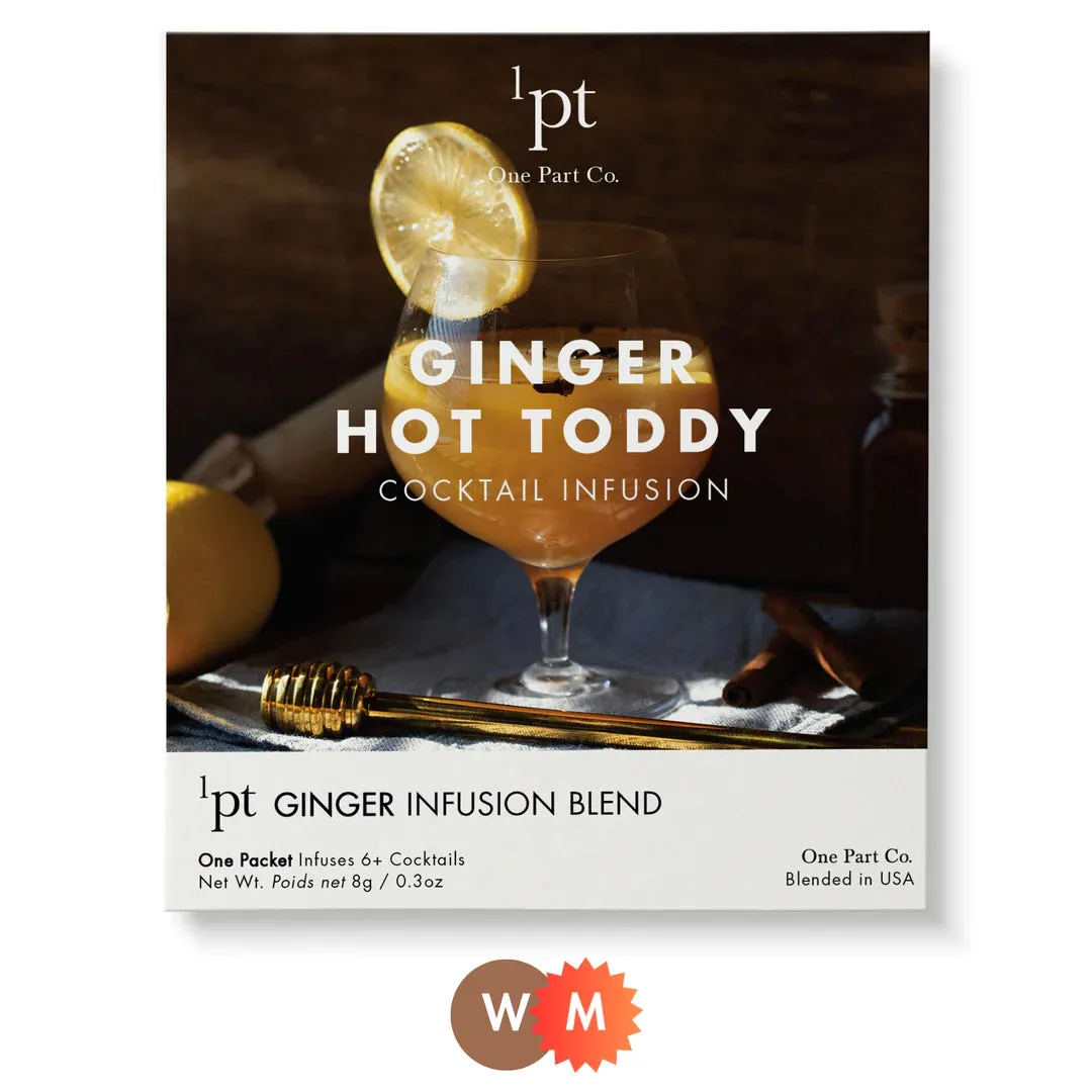 Ginger Hot Toddy Cocktail Infusion
