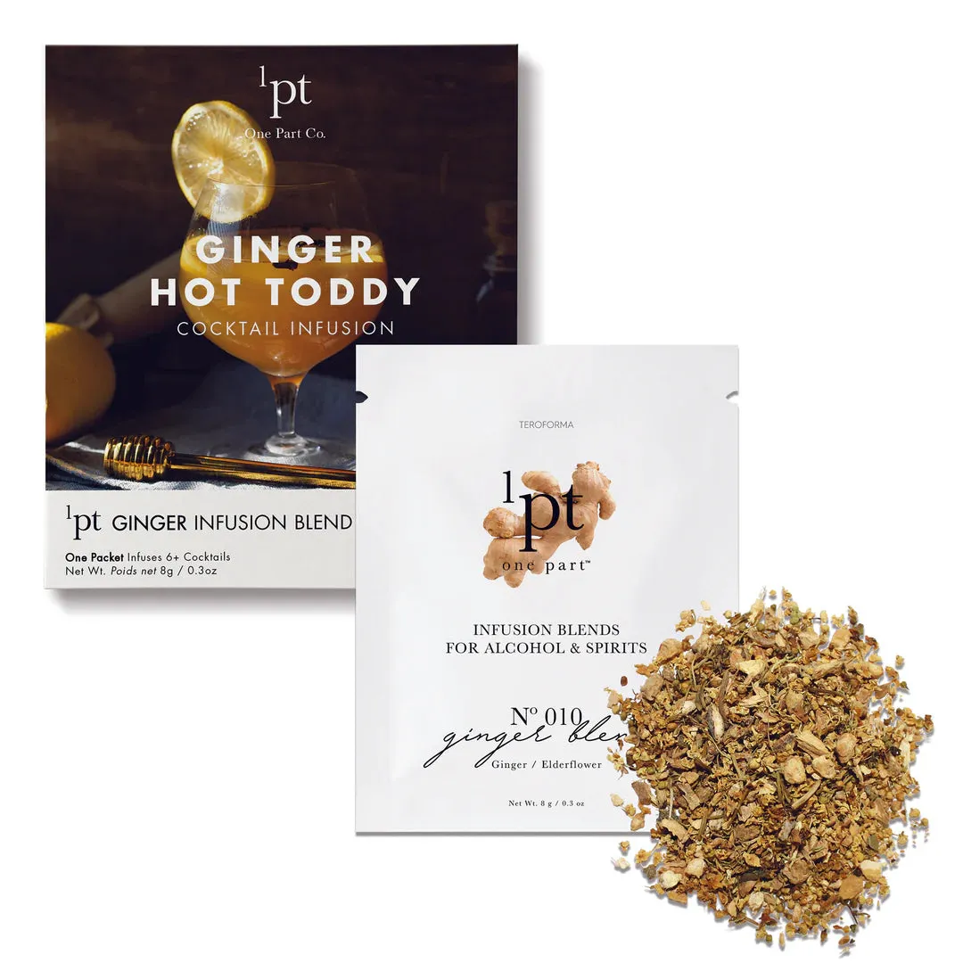 Ginger Hot Toddy Cocktail Infusion
