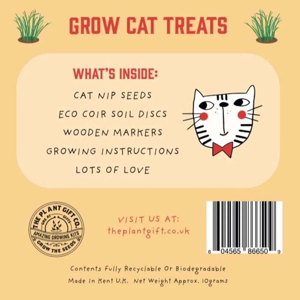 Grow Cat Treats Mini Grow Kit by The Plant Gift Co.