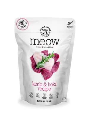 Meow Lamb & Hoki Freeze Dried Cat Food 1.76oz