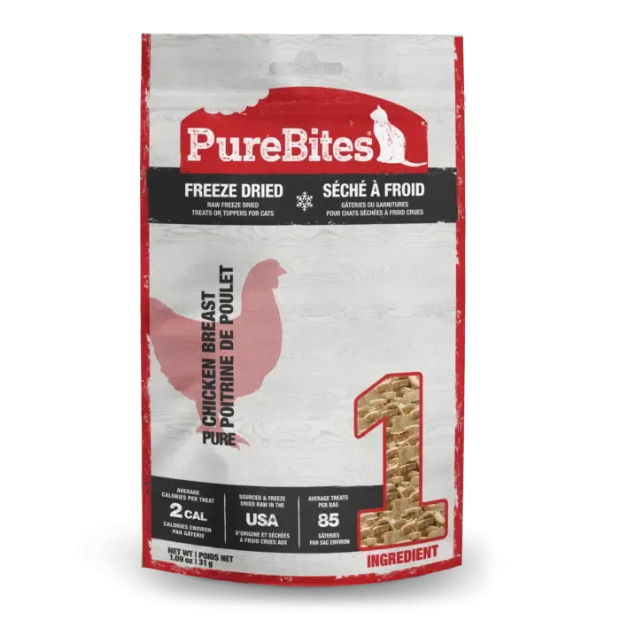 PureBites for Cats - Chicken Breast Freeze Dried Treats