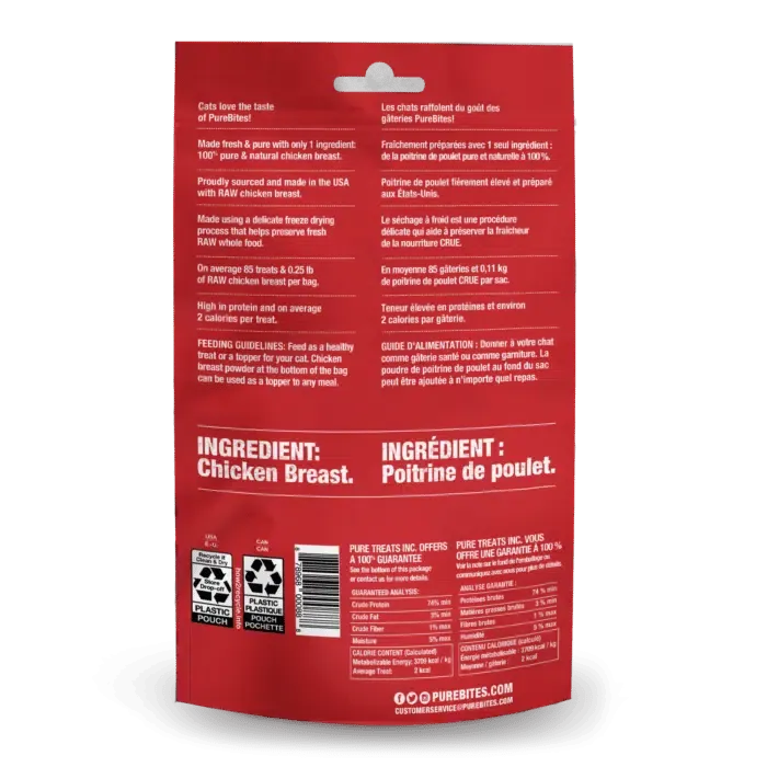 PureBites for Cats - Chicken Breast Freeze Dried Treats